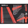 Шкаф с инструментами на колесах 7ящиков 977x725x480мм YATO 157предм. YT-55308
