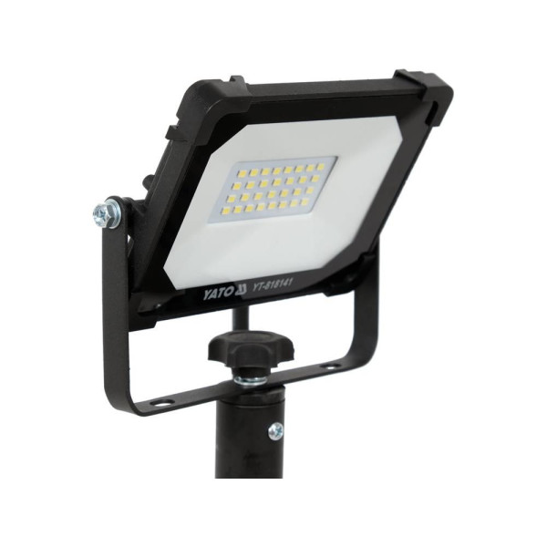 Прожектор SMD LED YATO 20 Вт 230 В 1900 Лм стійка 0.6-1.22м кабель 2 м YT-818141