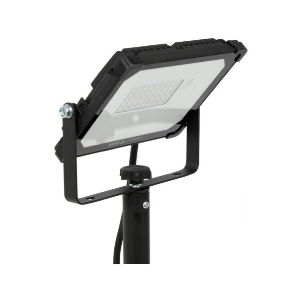 Прожектор SMD LED YATO 30Вт 230В 2850Лм стойка 0.6-1.22м кабель 2м YT-818161