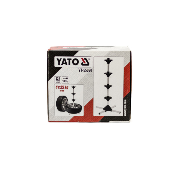 Стійка для зберігання автомобільних шин YATO 4шини 100 кг YT-55690