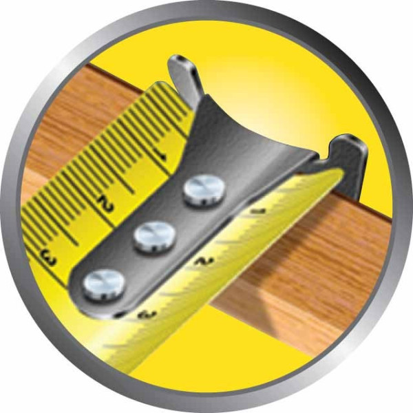 Рулетка STANLEY "Powerlock" 3х19мм стрічка сталева хромир. корпус 1-33-522