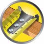 Рулетка STANLEY "Powerlock" 3х19мм стрічка сталева хромир. корпус 1-33-522