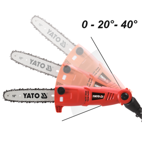Пила ланцюгова мережева YATO 710 Вт шина 10"/25см YT-84800