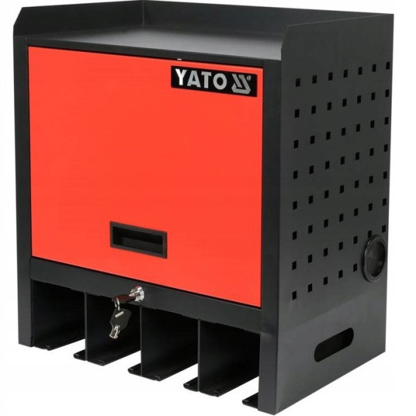 Шкаф навесной для электроинструментов YATO 480х430х280мм YT-09093