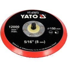 Диск крепежный опорный с липучкой шлифовальный 150мм YATO шпиндель 5/16" YT-47873