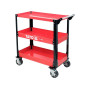 Візок для майстерні 3 полиці 4 колеса YATO 955х880х405мм. YT-55212