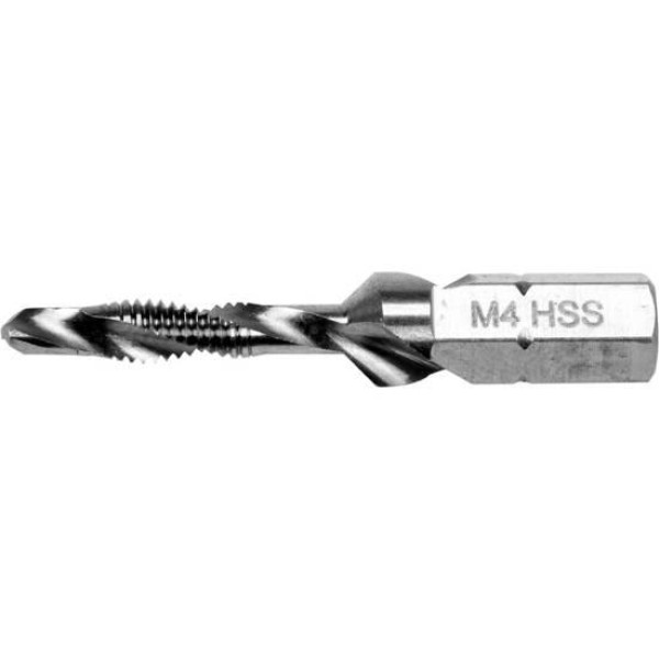 Позначник комбінований М4х0.7мм HEX1/4" YATO 39/6мм YT-44841
