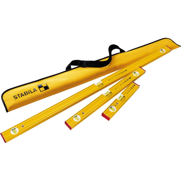 Набір рівнів STABILA PRO SET 80AS 30/60/120 см у чохлі 19714