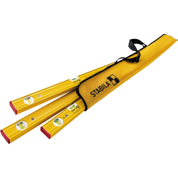Набір рівнів STABILA PRO SET 80AS 30/60/120 см у чохлі 19714