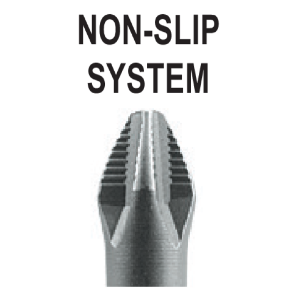 Бита NON SLIP SYSTEM PН3х50мм HEX 1/4" YATO 10шт YT-04792