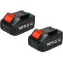 Пила ланцюгова акумуляторна YATO Li-Ion 18 В 2х4Ач Шина 16"/40 см 56звінок YT-828131