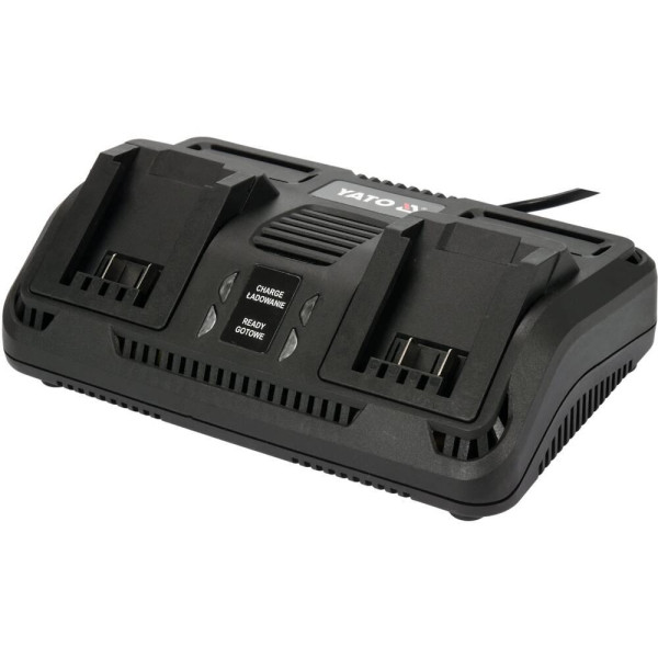 Пила ланцюгова акумуляторна YATO Li-Ion 18 В 2х4Ач Шина 16"/40 см 56звінок YT-828131