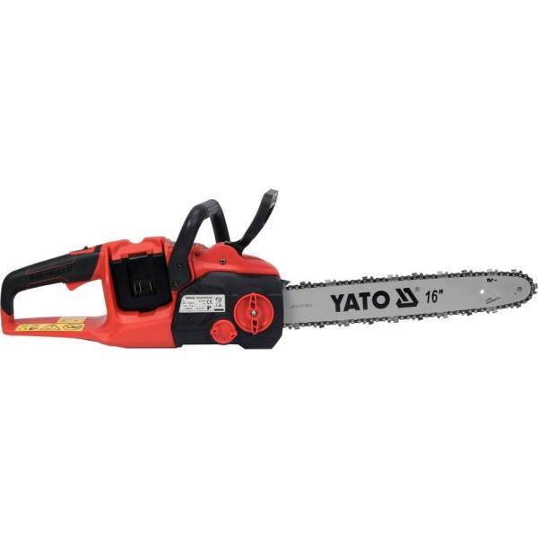 Пила ланцюгова акумуляторна YATO Li-Ion 18 В шина 16"/40 см 56звелень без акумуляторів YT-828132