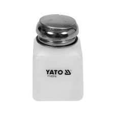 Флакон для агрессивных растворов с дозатором и помпой YATO 100мл из ESD аморфного полимера YT-82516 Флакон для агрессивных растворов с дозатором и помпой YATO 100мл из ESD аморфного полимера YT-82516