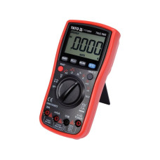 Мультиметр TRUE RMS електричних параметрів YATO з LCD-цифровим діапазоном 19999 живлення 2х1,5AA YT-730893