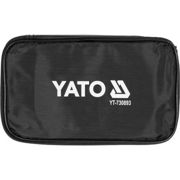 Мультиметр TRUE RMS електричних параметрів YATO з LCD-цифровим діапазоном 19999 живлення 2х1,5AA YT-730893