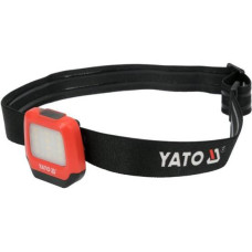 Ліхтар налобний діодний 2в1 YATO Li-Po 3.7 В 500 мА·год 200/150 лм USB заряд YT-08598