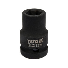 Головка торцевая ударная 6-гранная 1/2"  YATO 12мм х 39мм YT-1002