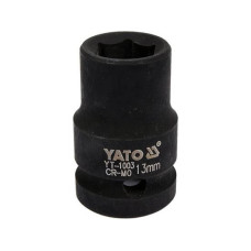Головка торцевая ударная 6-гранная 1/2"  YATO 13мм х 39мм YT-1003