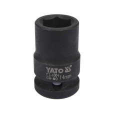 Головка торцевая ударная 6-гранная 1/2"  YATO 14мм х 39мм YT-1004