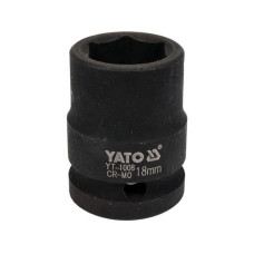 Головка торцевая ударная 6-гранная 1/2"  YATO 18мм х 39мм YT-1008