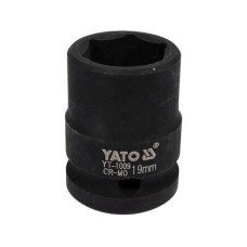 Головка торцевая ударная 6-гранная 1/2"  YATO 19мм х 39мм YT-1009