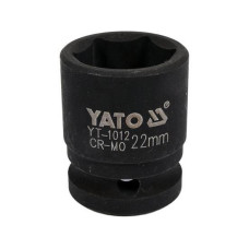 Головка торцевая ударная 6-гранная 1/2"  YATO 22мм х 39мм YT-1012