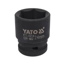 Головка торцевая ударная 6-гранная 1/2"  YATO 24мм х 43мм YT-1014
