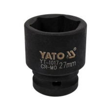 Головка торцевая ударная 6-гранная 1/2"  YATO 27мм х 43мм YT-1017