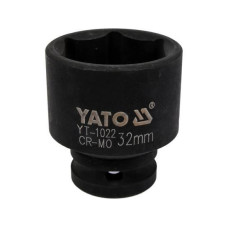 Головка торцевая ударная 6-гранная 1/2"  YATO 32мм х 48мм YT-1022