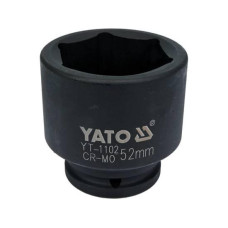 Головка торцевая ударная 6-гранная 3/4" YATO 52ммх72мм YT-1102