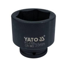 Головка торцевая ударная 6-гранная 3/4" YATO 55ммх74мм YT-1105
