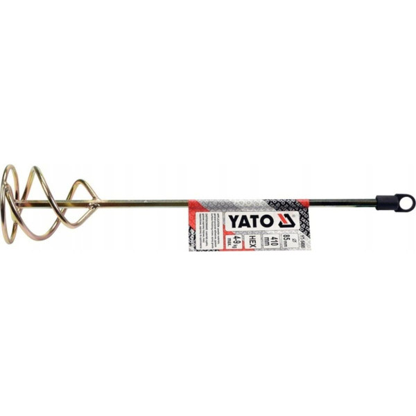 Міксер для будівельних розчинів YATO 85x410 мм HX 4-9 кг YT-5490