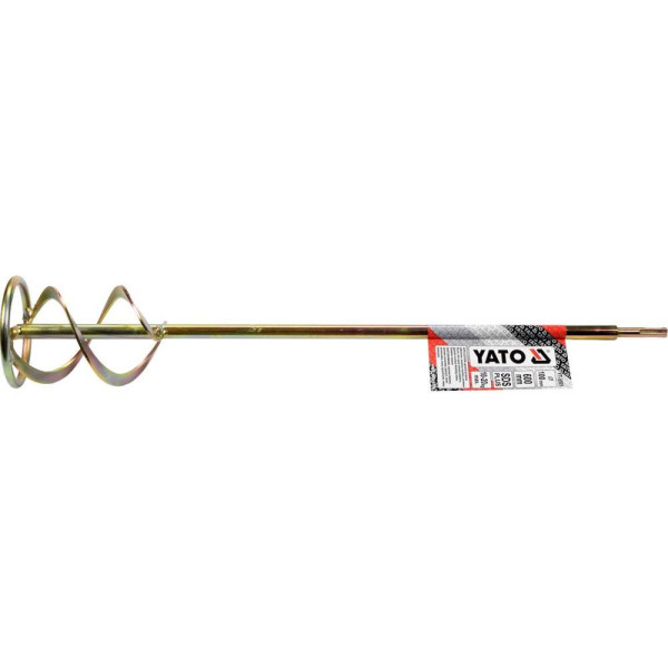 Міксер спіральний подвійний YATO 100x600 мм SDS PLUS 10-20 кг YT-5501