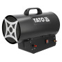 Обогреватель газовый с вентилятором электр. YATO 230В 70Вт 30кВт 650 м³/ч YT-99733