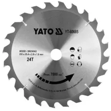 Диск пильный по дереву победитовый YATO 235х25.4х1.8 24T YT-60685