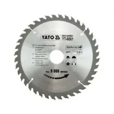 Диск пильный победитовый по дереву YATO 184х30х2.2мм 40Т YT-6061