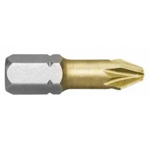 Біта  "Philips" PН1х25мм HEX 1/4" титановое покрытие YATO 2шт YT-77930