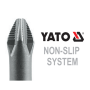 Викруткова насадка Phillips 1/4" PH2 х 200 мм YATO YT-0487