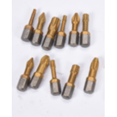 Бита "TORX" T10х25мм HEX 1/4" титановое покрытие YATO 2шт YT-77941