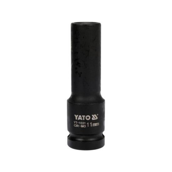 Головка торцевая ударная глубокая 6-гранная 1/2" 11х78мм YATO YT-1031
