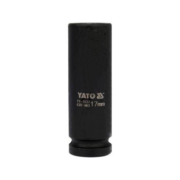 Головка торцевая ударная глубокая 6-гранная 1/2" 17х78мм YATO YT-1037