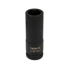 Головка торцевая ударная глубокая 6-гранная 1/2" 18х78мм YATO YT-1038