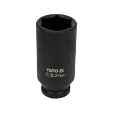 Головка торцевая ударная глубокая 6-гранная 1/2" 27х78мм YATO YT-1047