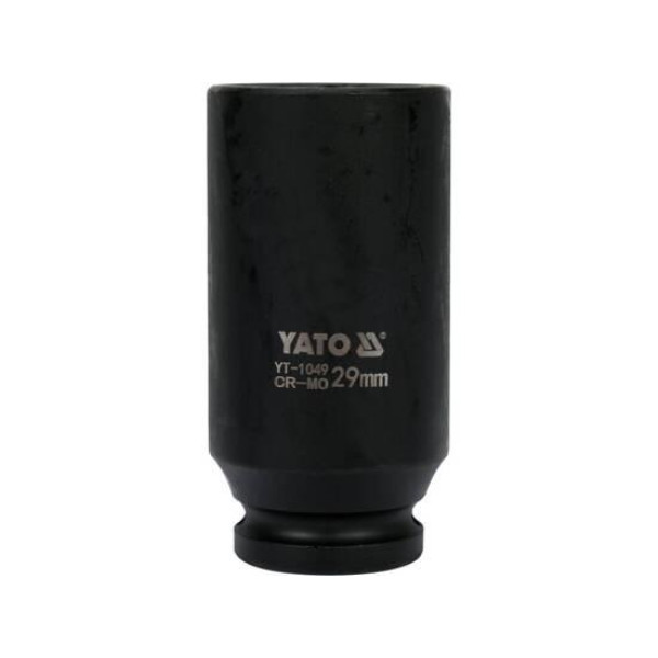 Головка торцевая ударная глубокая 6-гранная 1/2" 29х78мм YATO YT-1049