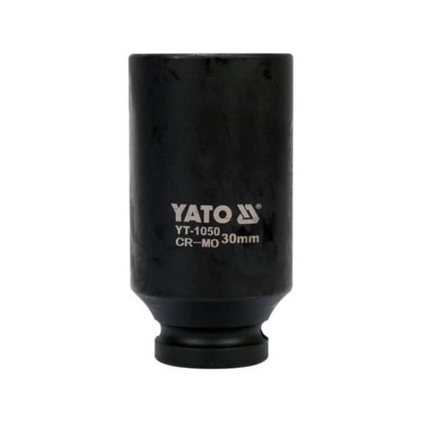 Головка торцевая ударная глубокая 6-гранная 1/2" 30х78мм YATO YT-1050
