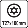 Відвертка TORX SECURITY Т27 х 100 мм YATO YT-25959