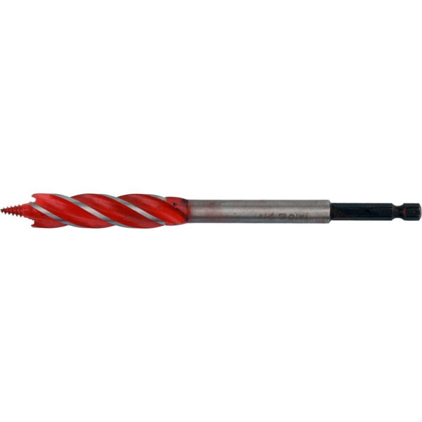 Свердло для дерева з 4 різальними крайками YATO HEX 1/4" 14х165мм YT-44682
