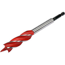 Свердло для дерева з 4 різальними крайками YATO HEX 1/4" 18х165мм YT-44684