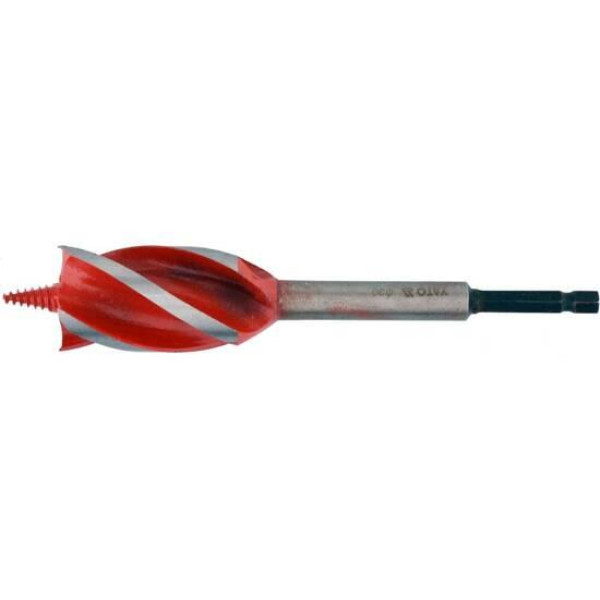Свердло для дерева з 4 різальними крайками YATO HEX 1/4" 30х165мм YT-44689